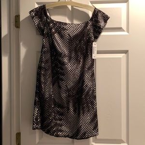 Black and white dress